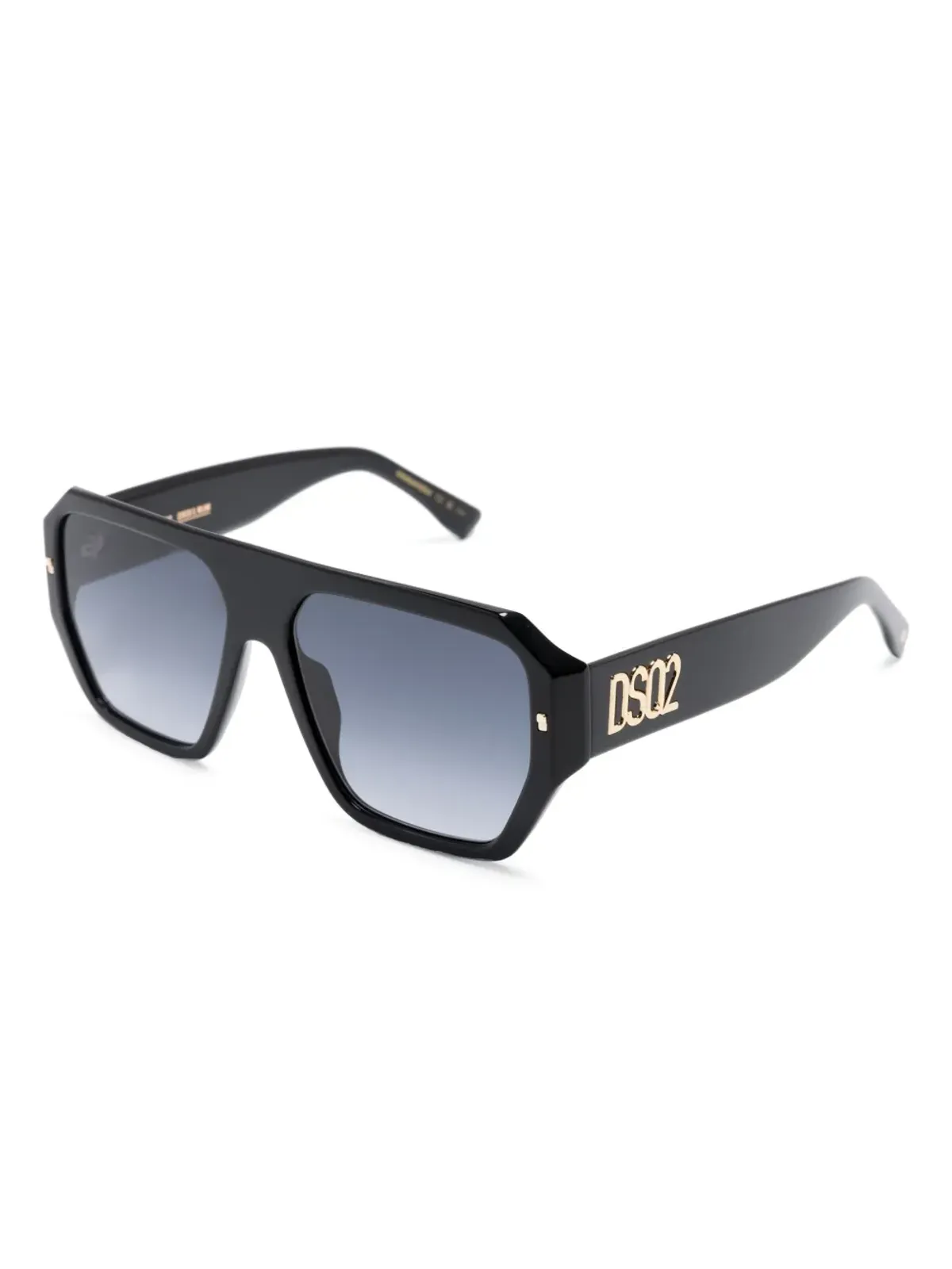DSQUARED2 EYEWEAR ハイプ・スクエアフレーム サングラス - ブラック - 画像2