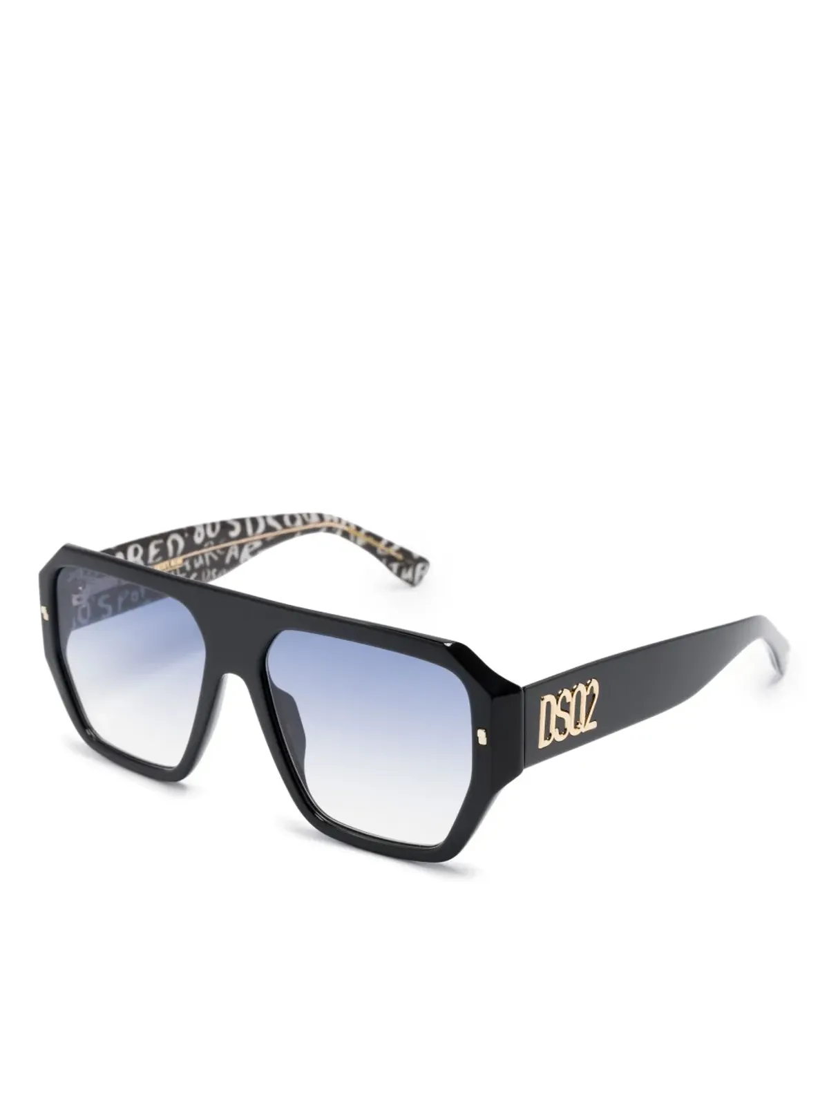 DSQUARED2 EYEWEAR D20128S pilot-frame sunglasses - Black - 画像2
