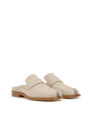 Maison Margiela タビシティ ローファー リネンミュール - ニュートラルカラー - サムネイル2