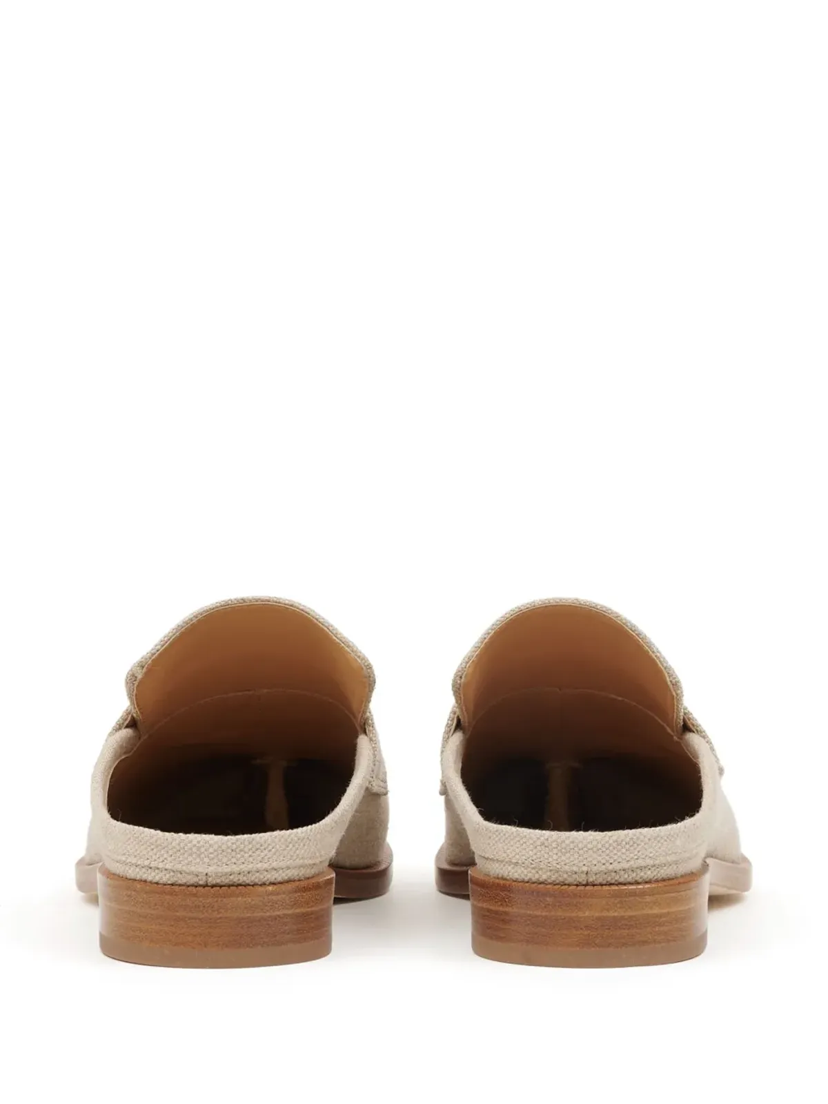 Maison Margiela タビシティ ローファー リネンミュール - ニュートラルカラー - 画像3