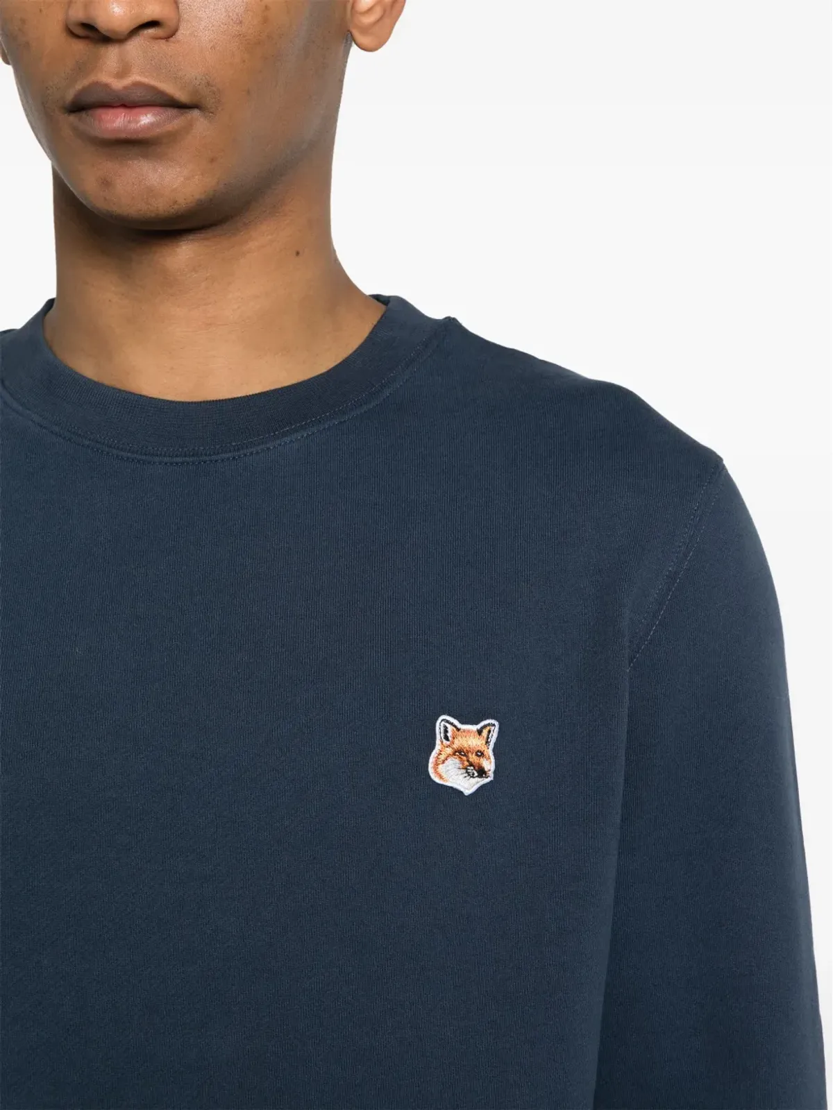 Maison Kitsuné Bold Fox Head コットン スウェットシャツ - ブルー - 画像5