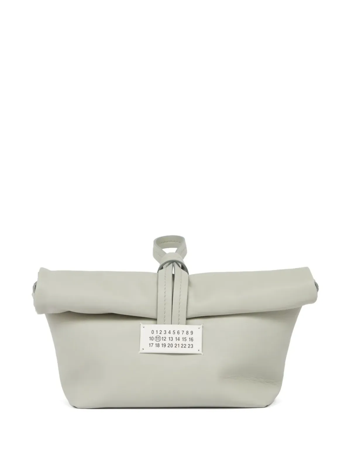 Maison Margiela ペーパー レザー クラッチバッグ - グレー - 画像1
