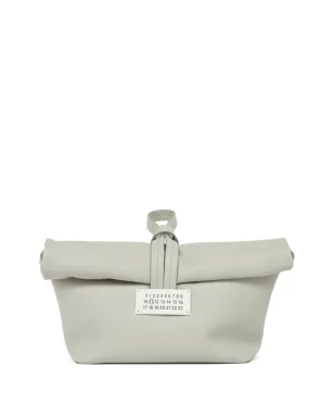 Maison Margiela ペーパー レザー クラッチバッグ - グレー - サムネイル1