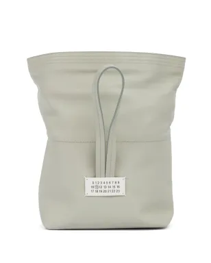 Maison Margiela ペーパー レザー クラッチバッグ - グレー - サムネイル5