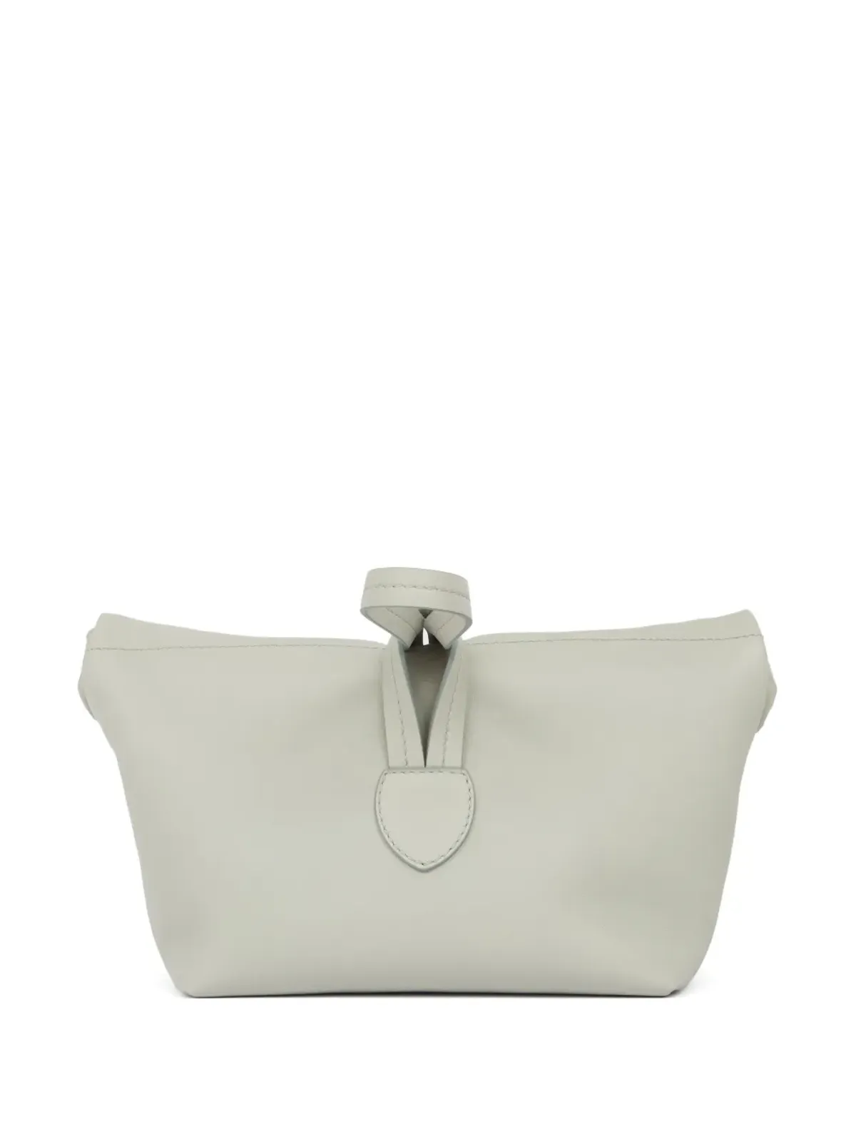 Maison Margiela ペーパー レザー クラッチバッグ - グレー - 画像2