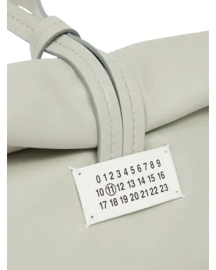 Maison Margiela ペーパー レザー クラッチバッグ - グレー - サムネイル4