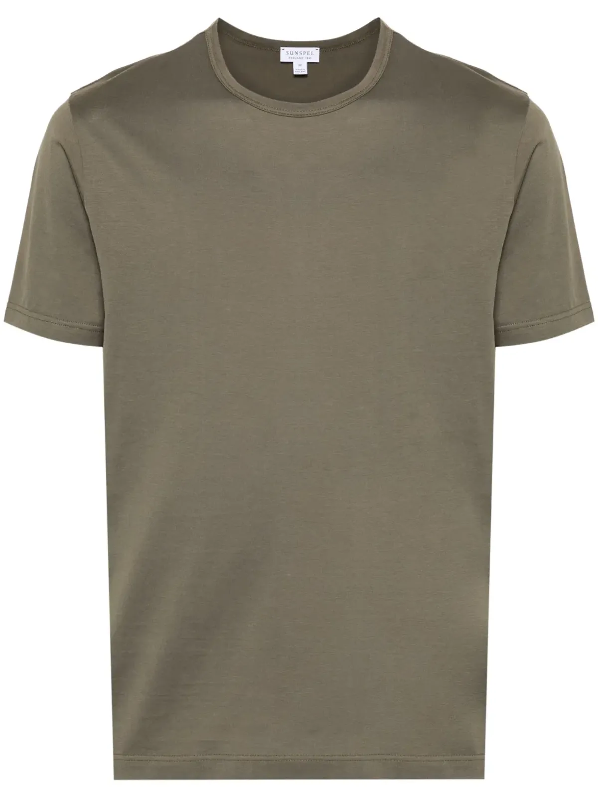 Sunspel コットンジャージーTシャツ - グリーン - 画像1