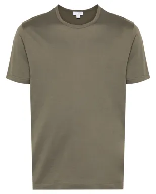 Sunspel コットンジャージーTシャツ - グリーン - サムネイル1