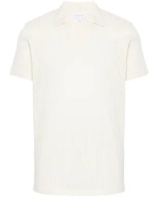 Sunspel リニア メッシュデザイン ポロシャツ - サムネイル1