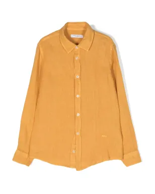 Paolo Pecora Kids クラシックカラー リネンシャツ - サムネイル1