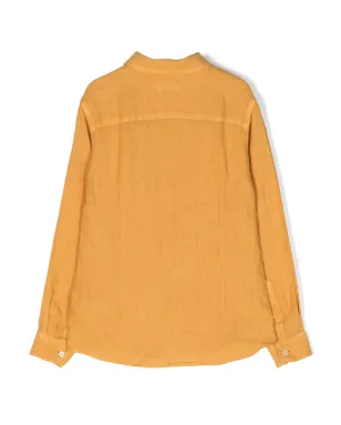 Paolo Pecora Kids クラシックカラー リネンシャツ - サムネイル2