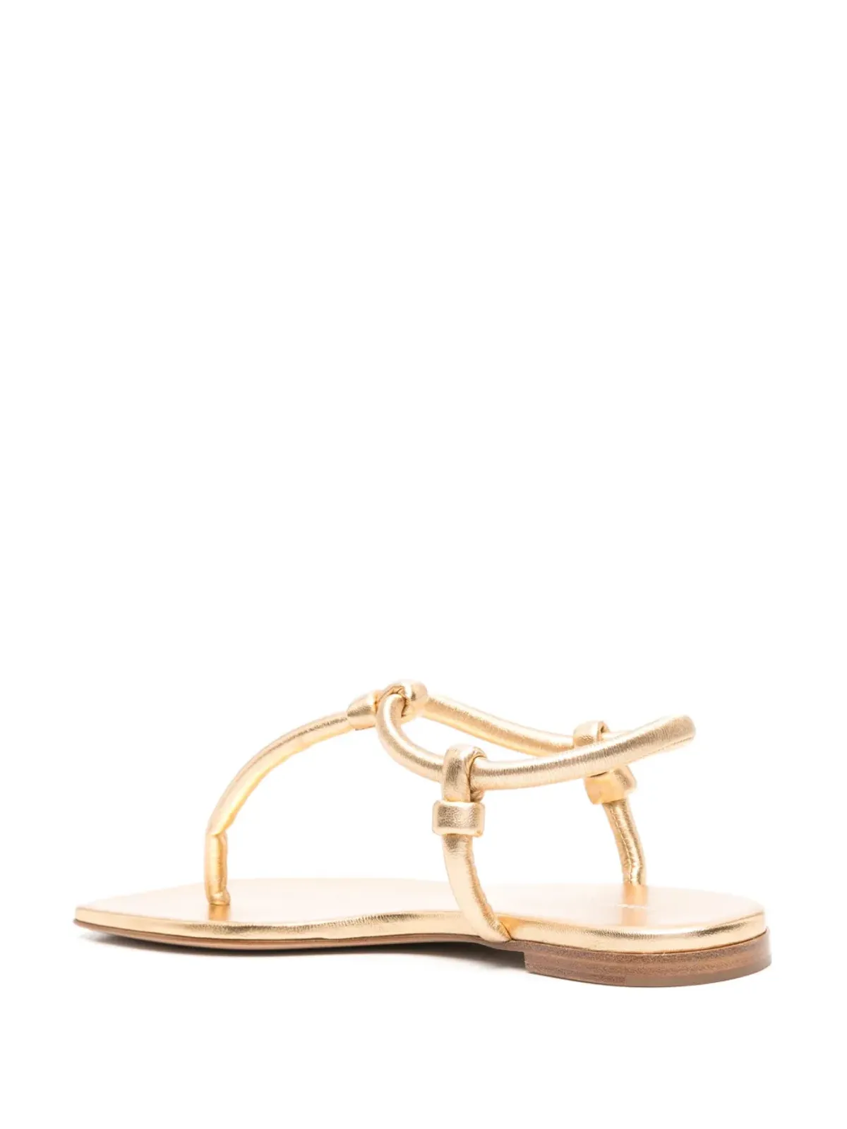 Gianvito Rossi ジュノー トングレザーサンダル - 画像3