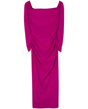 CHIARA BONI La Petite Robe オフショルダーペンシルミディドレス - サムネイル1