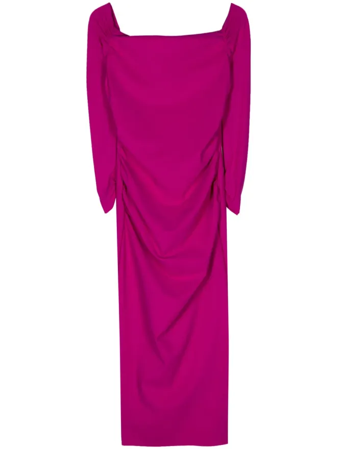 CHIARA BONI La Petite Robe CHIARA BONI La Petite Robe オフショルダーペンシルミディドレスの商品画像