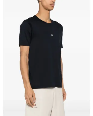C.P. Company ロゴ入りコットンTシャツ - ブルー - サムネイル3
