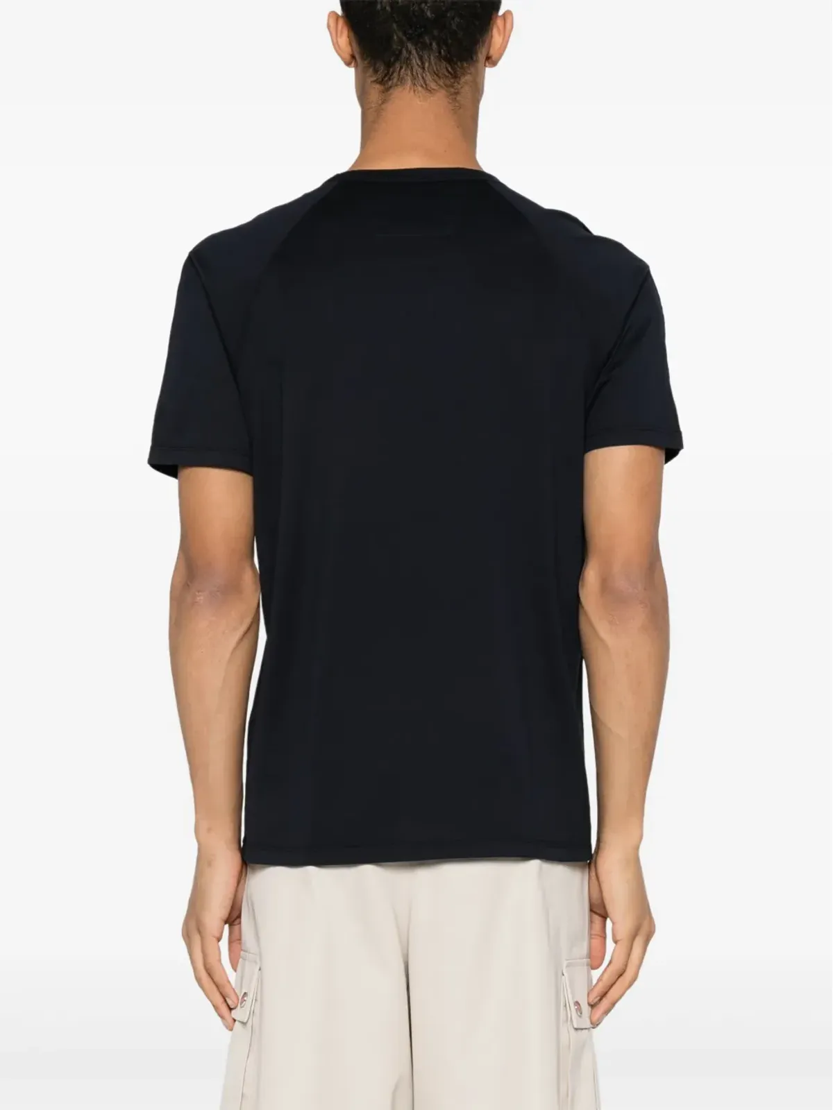 C.P. Company ロゴ入りコットンTシャツ - ブルー - 画像4