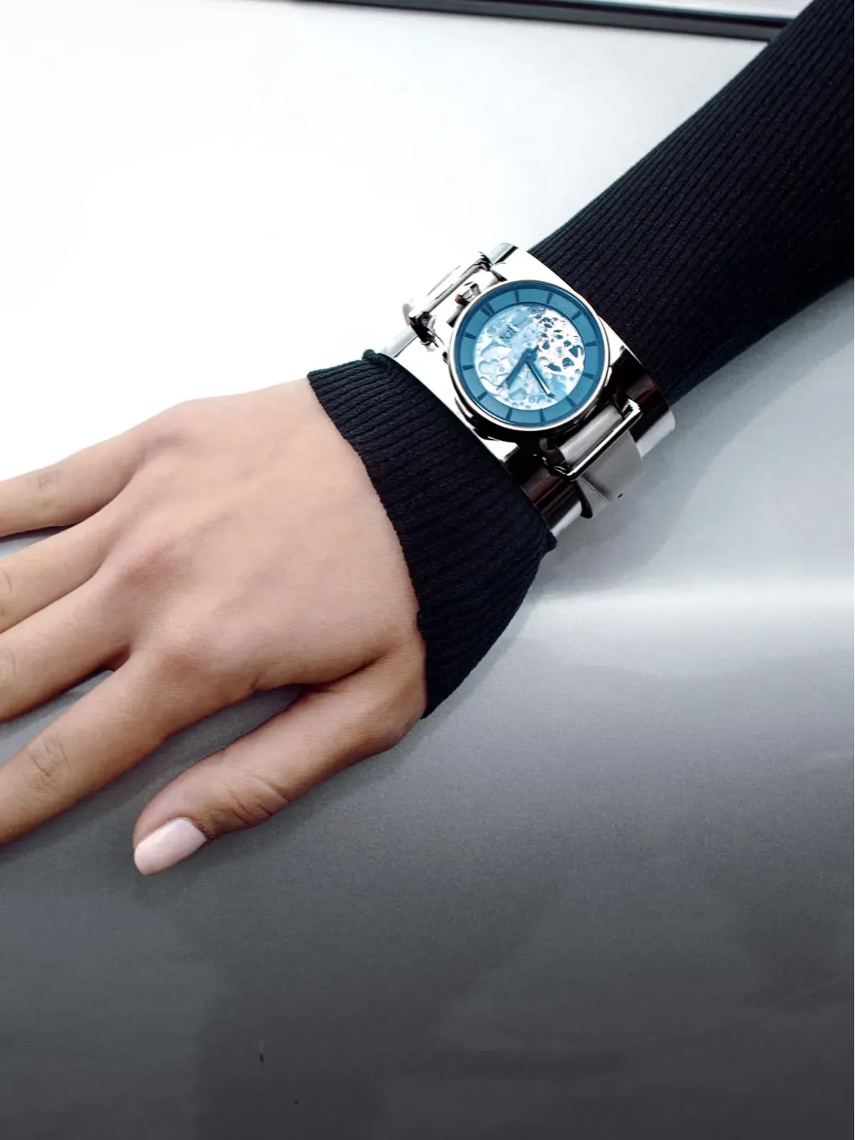 Fob Paris R360 シルバー カフ - ブラック - 画像5