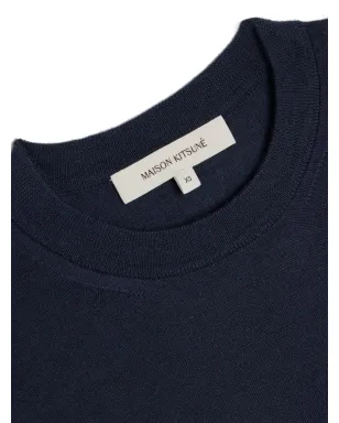 Maison Kitsuné W ベビー・フォックス・パッチ レギュラー ジャンパー ブルー - サムネイル4
