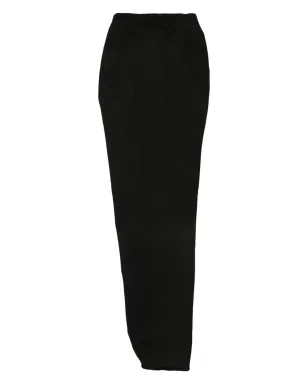 Rick Owens DRKSHDW EDFU アシンメトリック デニムスカート ブラック - サムネイル2