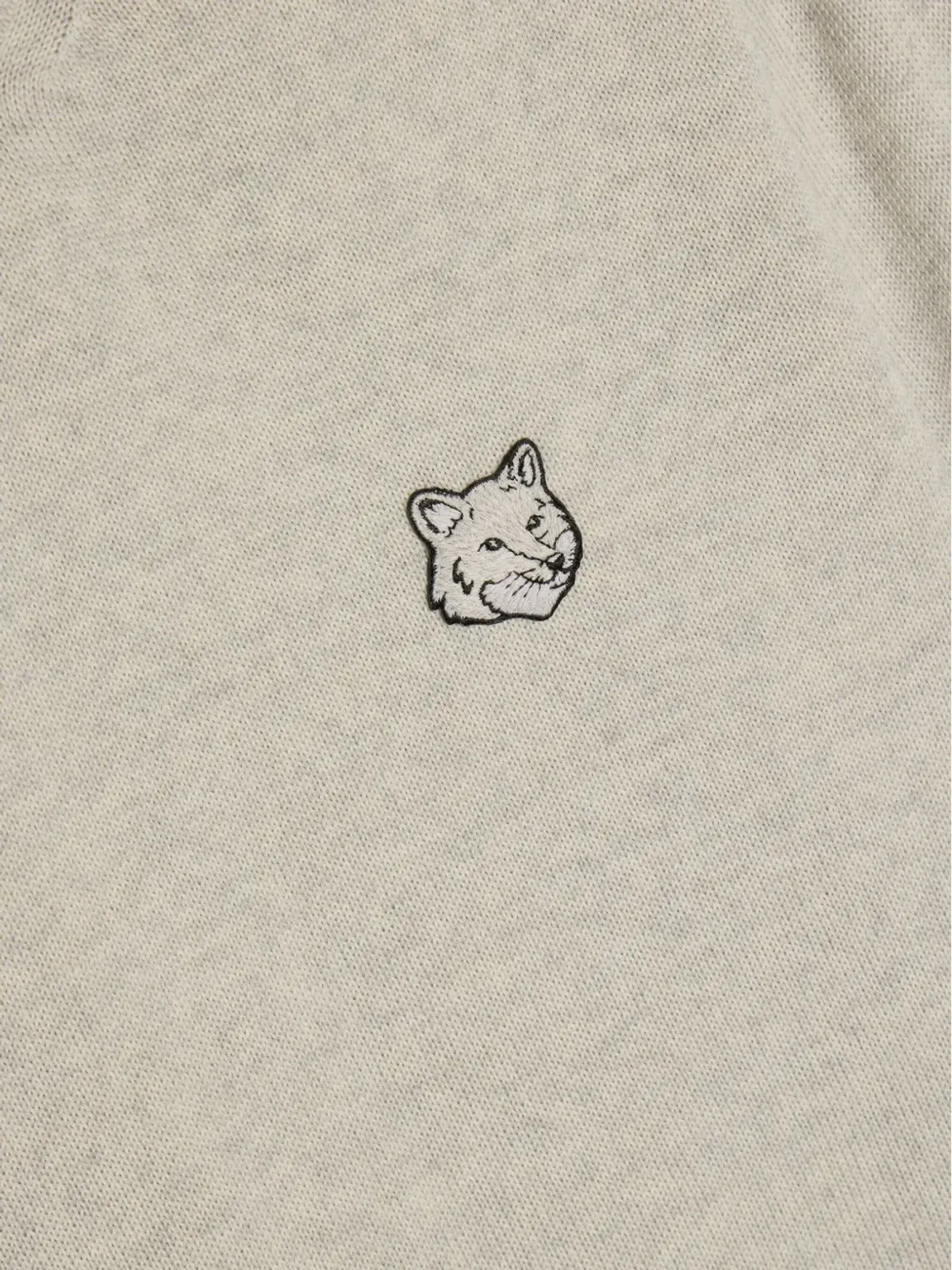 Maison Kitsuné ロゴ刺繍入り メリノニット セーター - 画像3