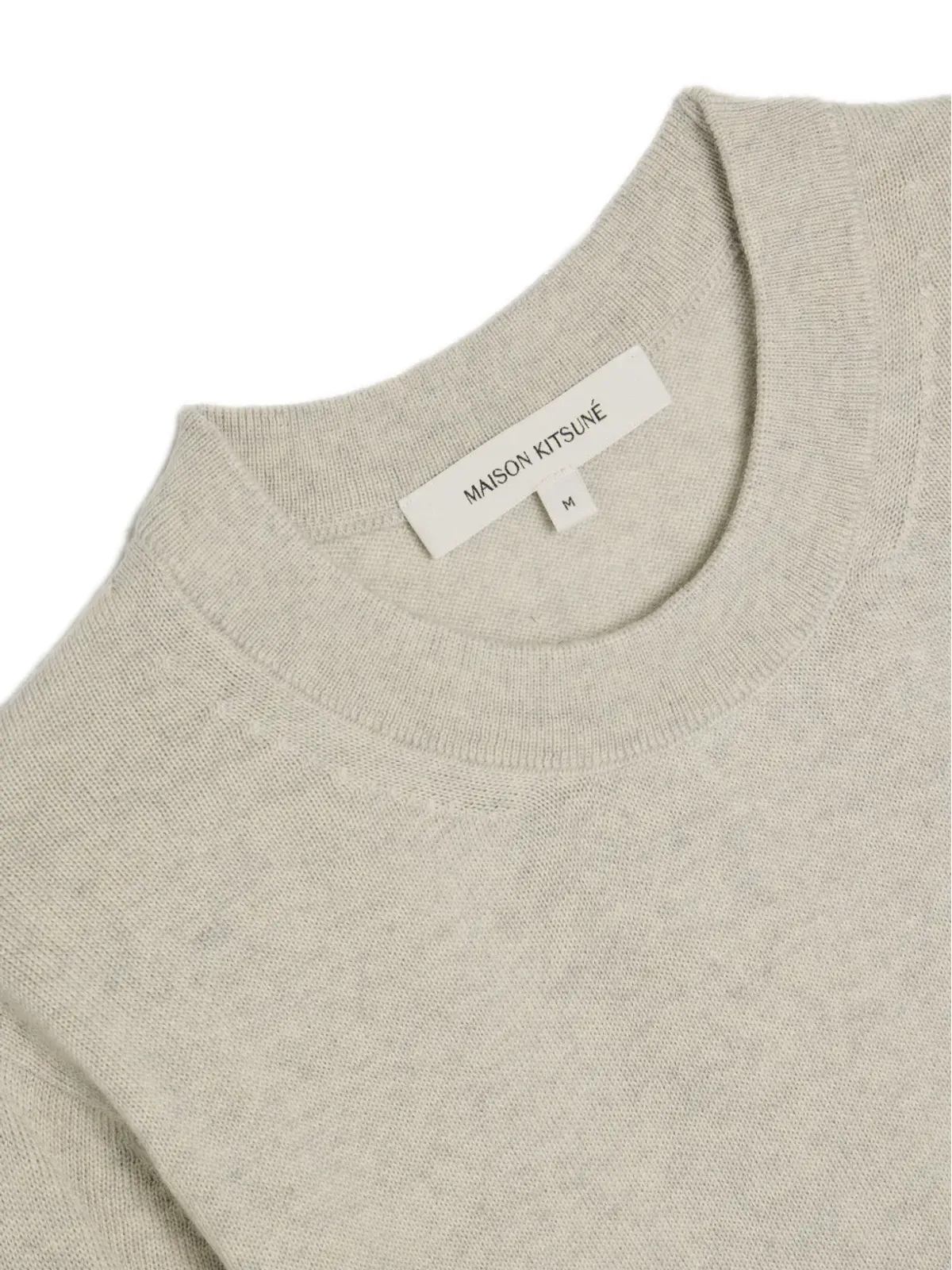 Maison Kitsuné ロゴ刺繍入り メリノニット セーター - 画像4