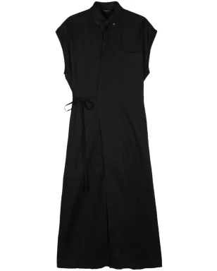 Fabiana Filippi リネンマキシドレス ブラック - サムネイル1