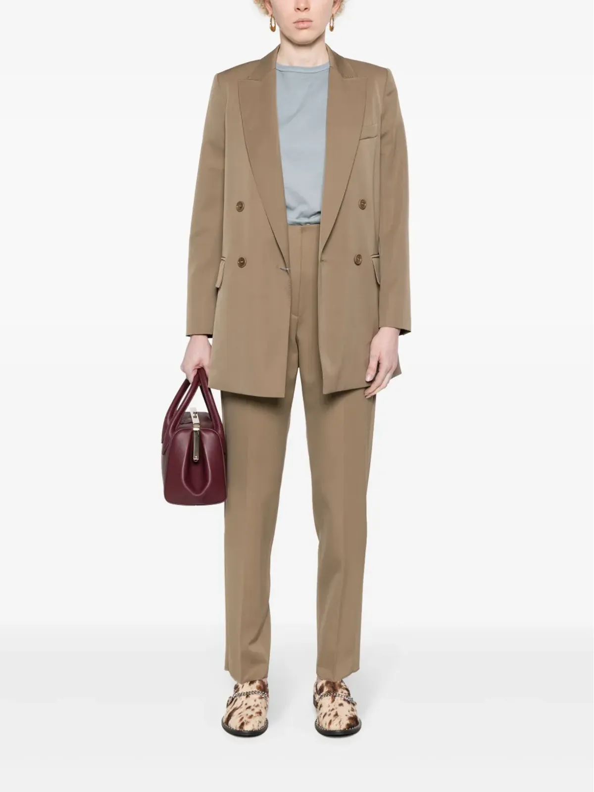 Max Mara ダーテッド テーパードパンツ - 画像2