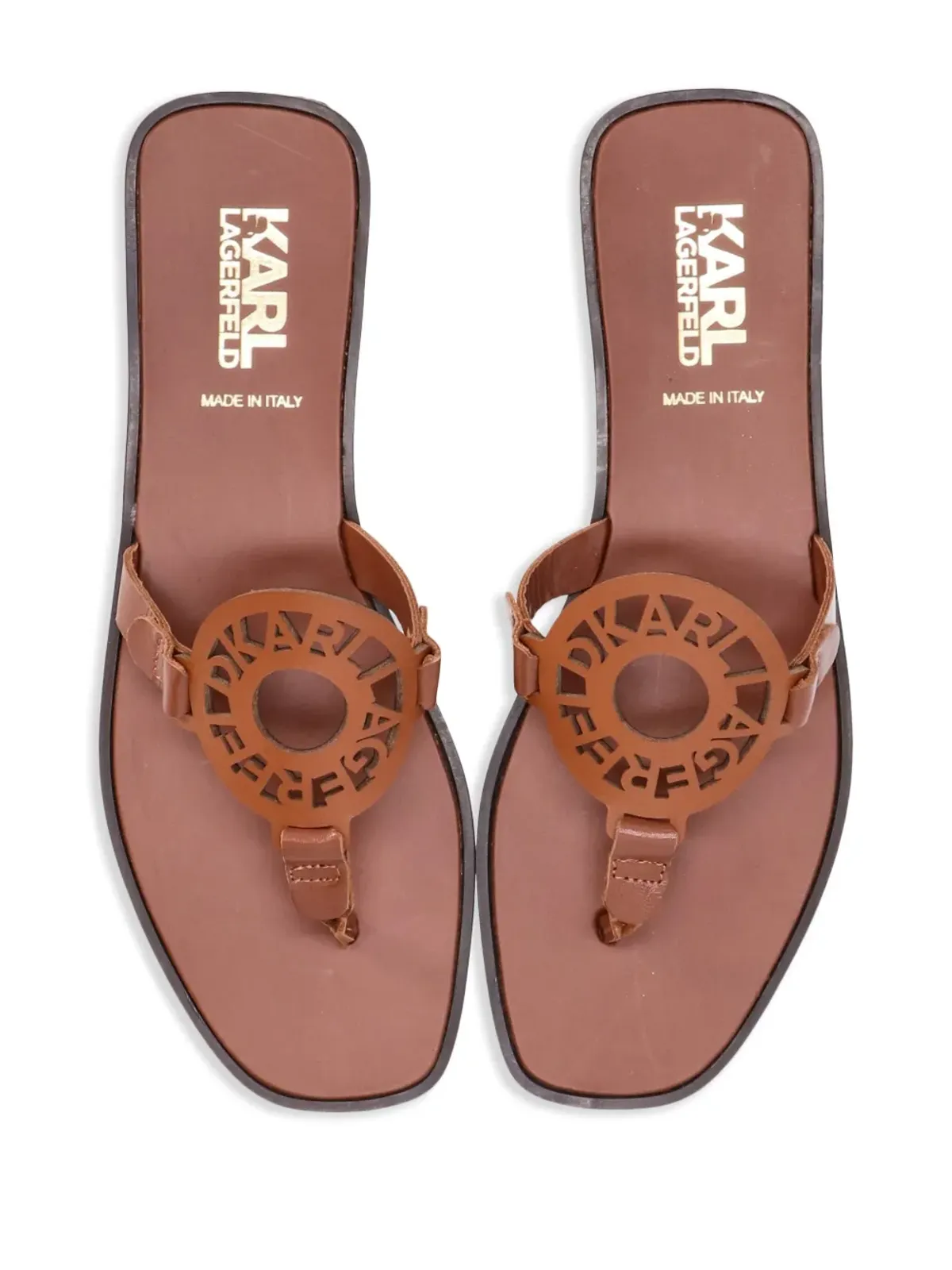 Karl Lagerfeld Skoot II ロゴカットアウト・スライド - 画像5