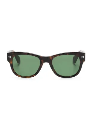 Off-White Eyewear モアブ オーバルフレーム サングラス - サムネイル1