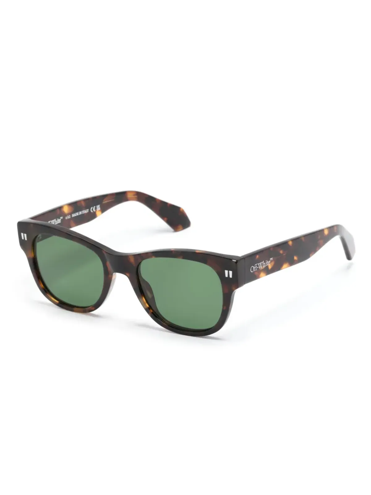 Off-White Eyewear モアブ オーバルフレーム サングラス - 画像2