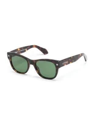 Off-White Eyewear モアブ オーバルフレーム サングラス - サムネイル2