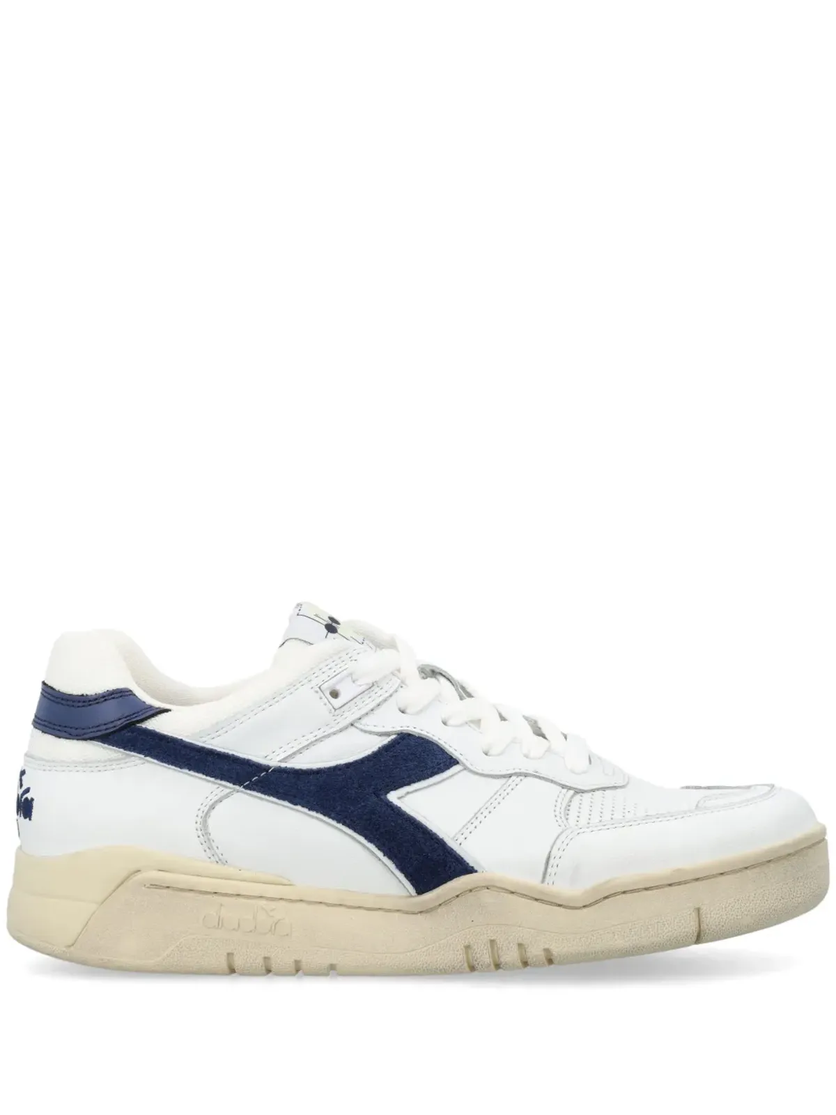 Diadora パネルドレザー スニーカー - ホワイト - 画像1