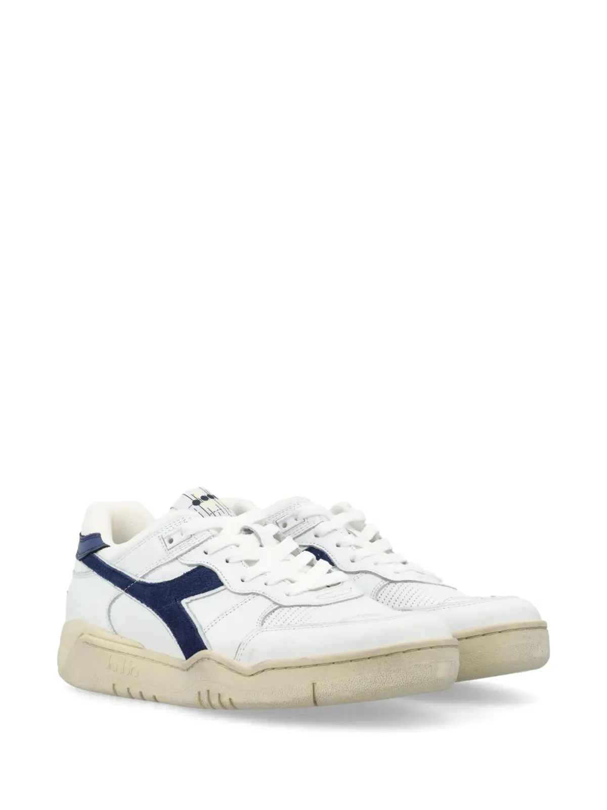 Diadora パネルドレザー スニーカー - ホワイト - 画像2