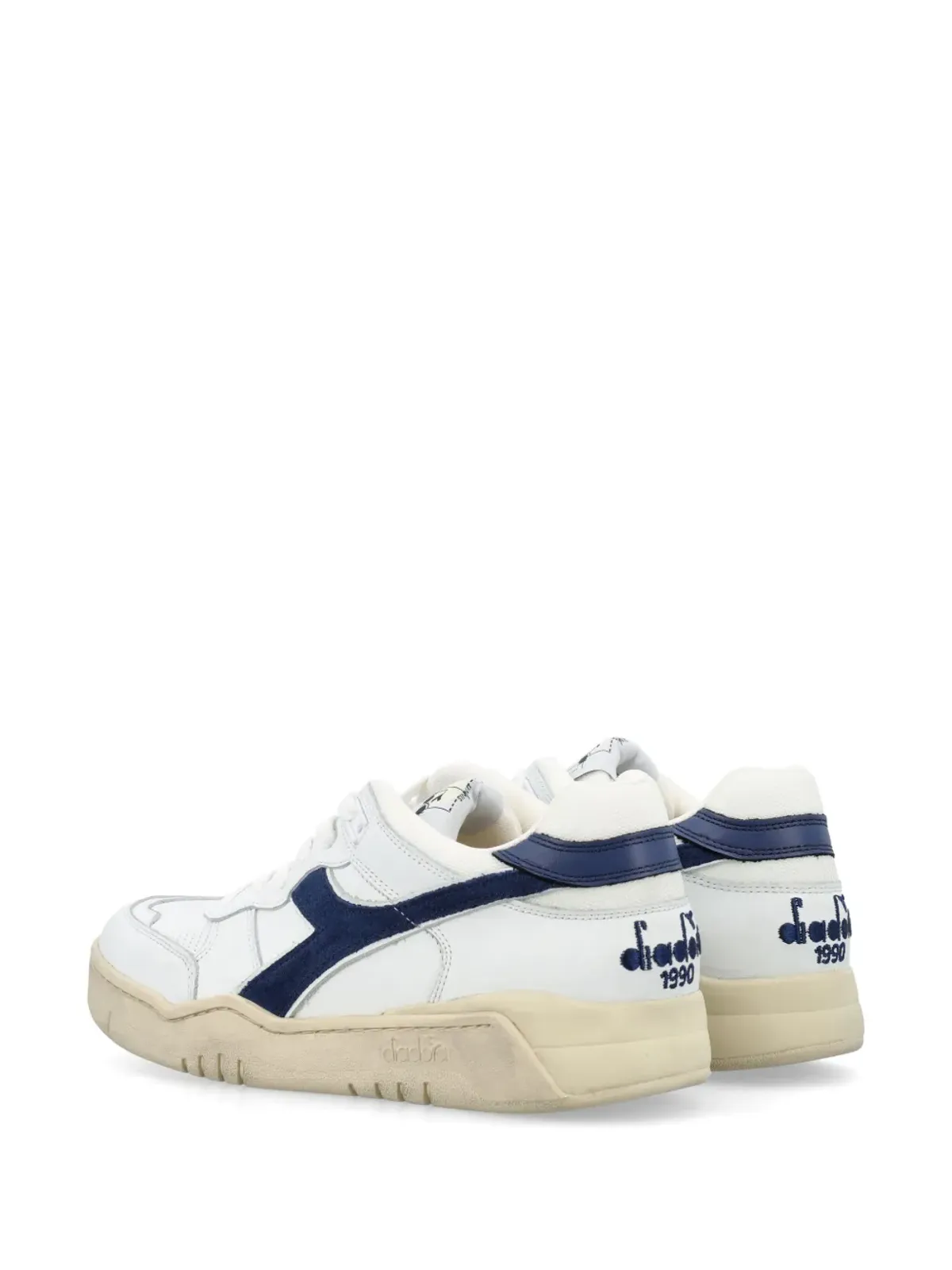 Diadora パネルドレザー スニーカー - ホワイト - 画像3