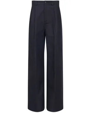 Maison Margiela ワイドレッグ テーラードパンツ - ブラック - サムネイル1