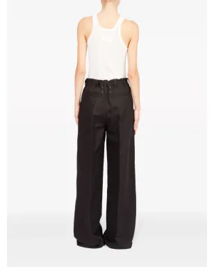 Maison Margiela ワイドレッグ テーラードパンツ - ブラック - サムネイル5