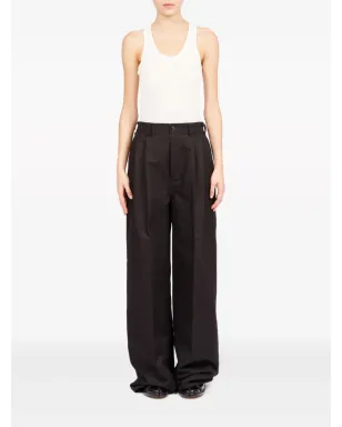 Maison Margiela ワイドレッグ テーラードパンツ - ブラック - サムネイル2