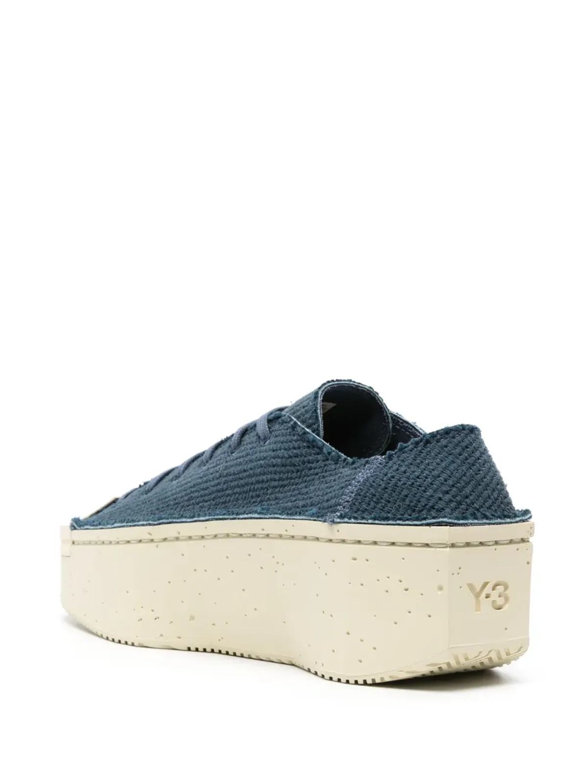Y-3 Kyasu レースアップスニーカー ブルー - 画像3