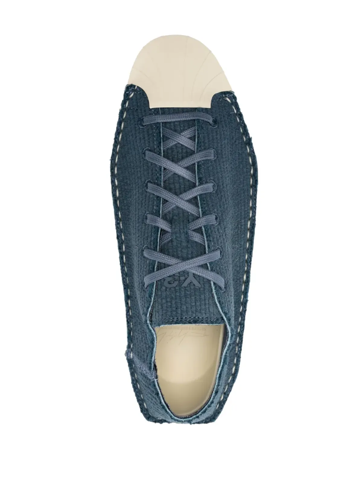 Y-3 Kyasu レースアップスニーカー ブルー - 画像4