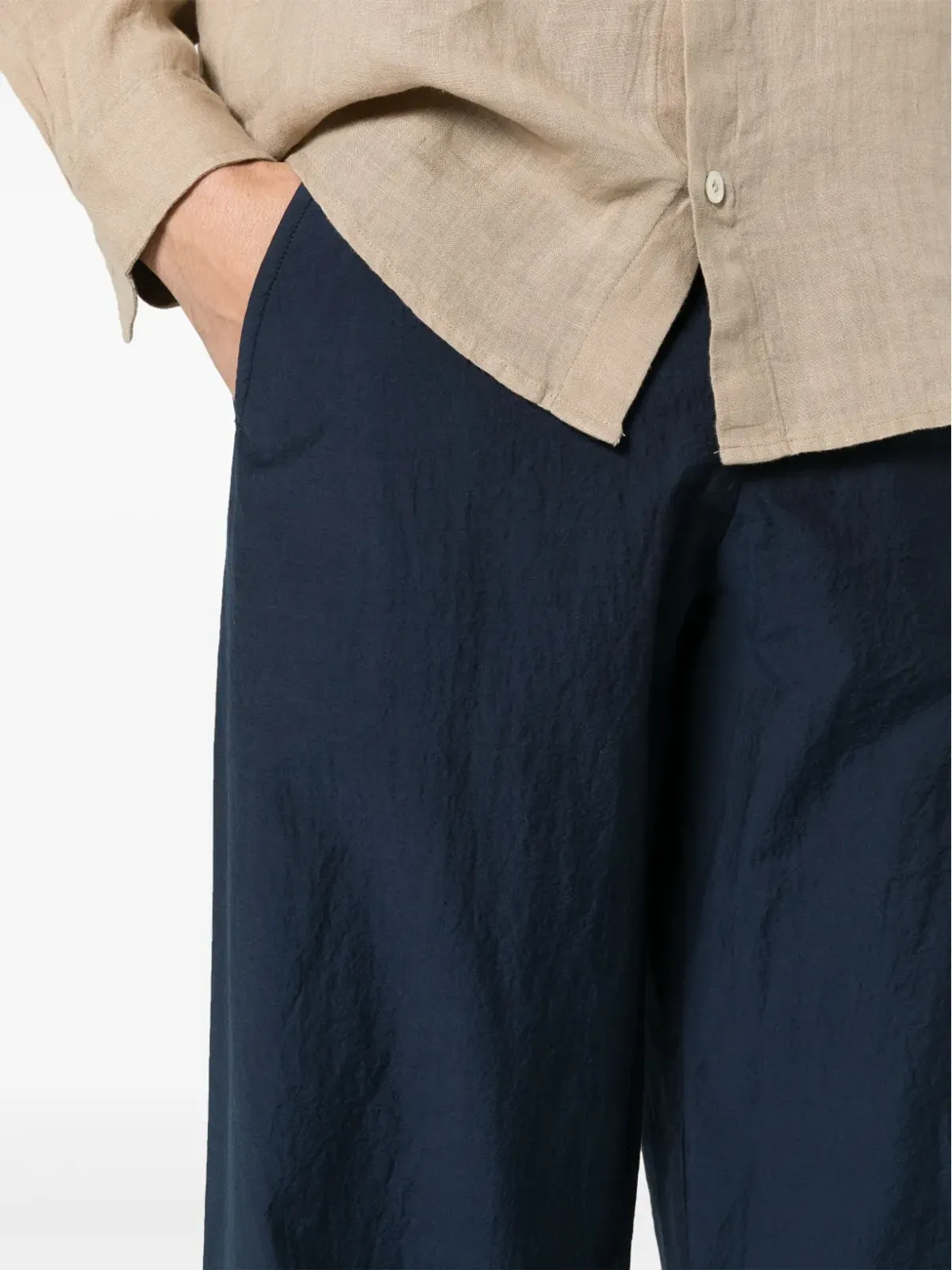 A.P.C. Mathurin ストレートレッグパンツ ブルー - 画像5