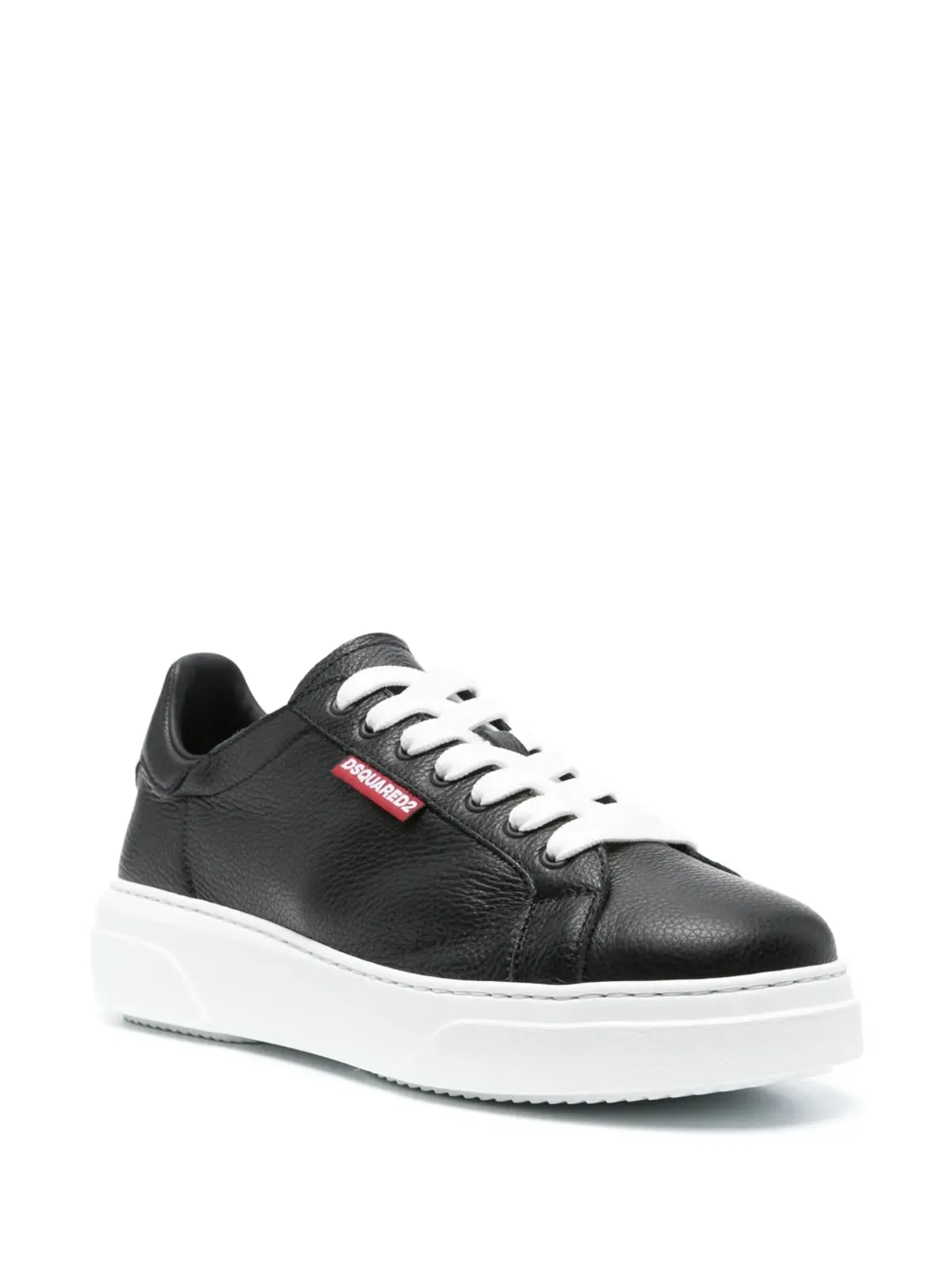 DSQUARED2 バンパー レザー スニーカー - 画像2