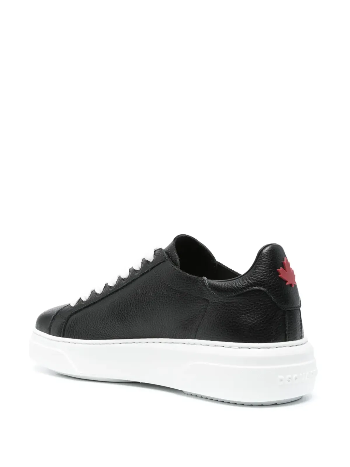 DSQUARED2 バンパー レザー スニーカー - 画像3