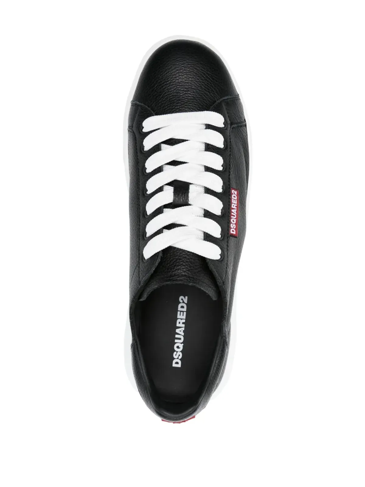 DSQUARED2 バンパー レザー スニーカー - 画像4