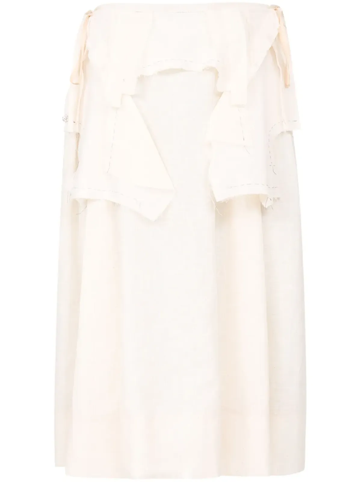 Maison Margiela ワークインプログレス ミディスカート - ニュートラルカラー - 画像1