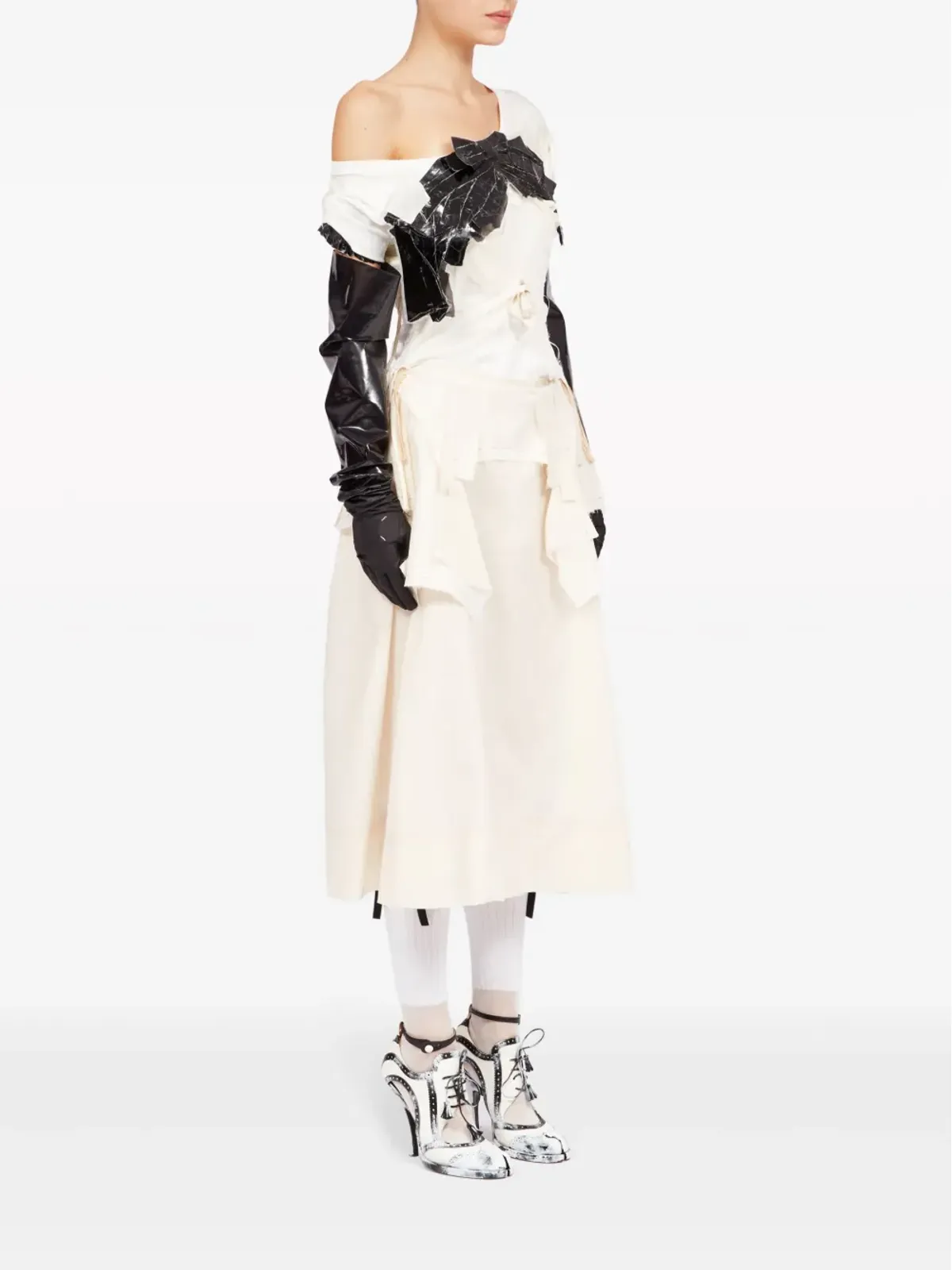 Maison Margiela ワークインプログレス ミディスカート - ニュートラルカラー - 画像3