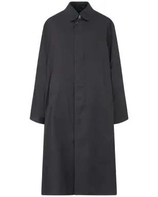 Maison Margiela ペーチドコットン トレンチコート - ブラック - サムネイル1