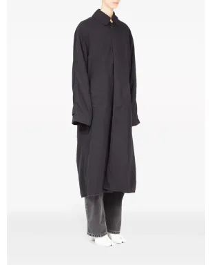 Maison Margiela ペーチドコットン トレンチコート - ブラック - サムネイル3
