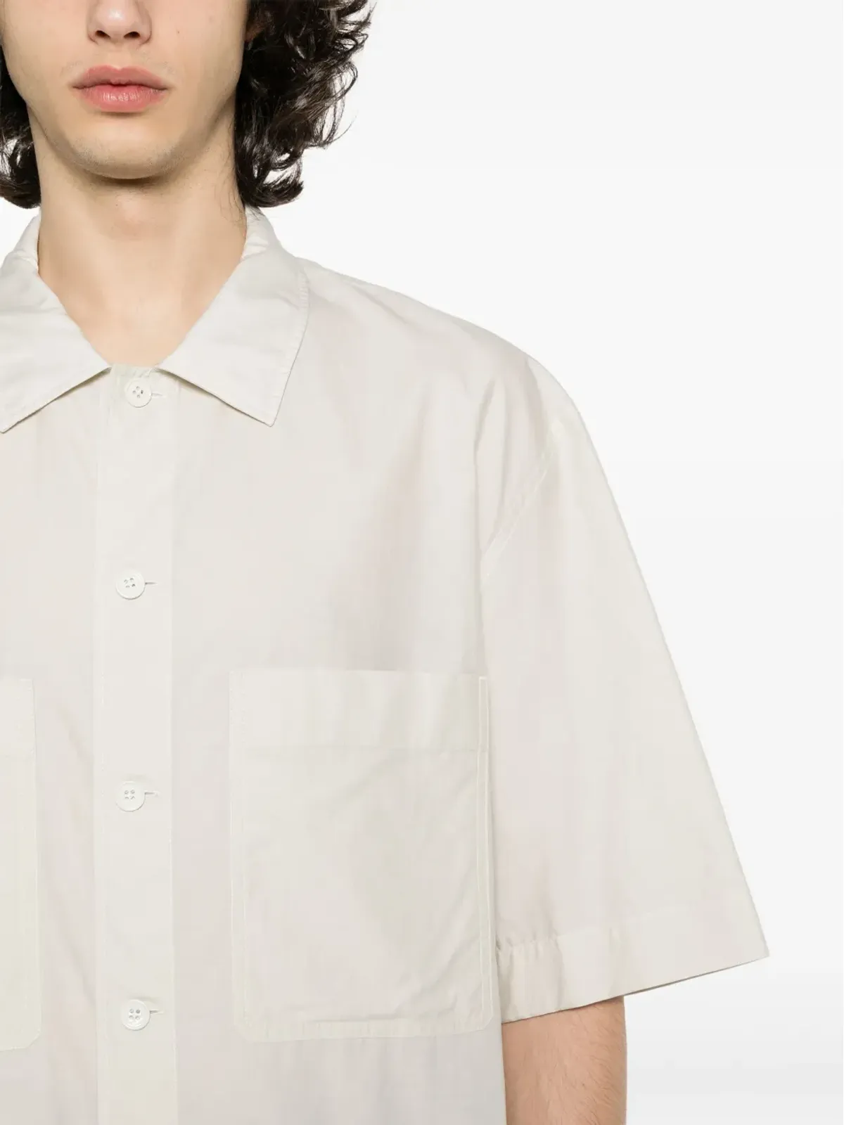 LEMAIRE スプレッドカラーシャツ - ニュートラルカラー - 画像5