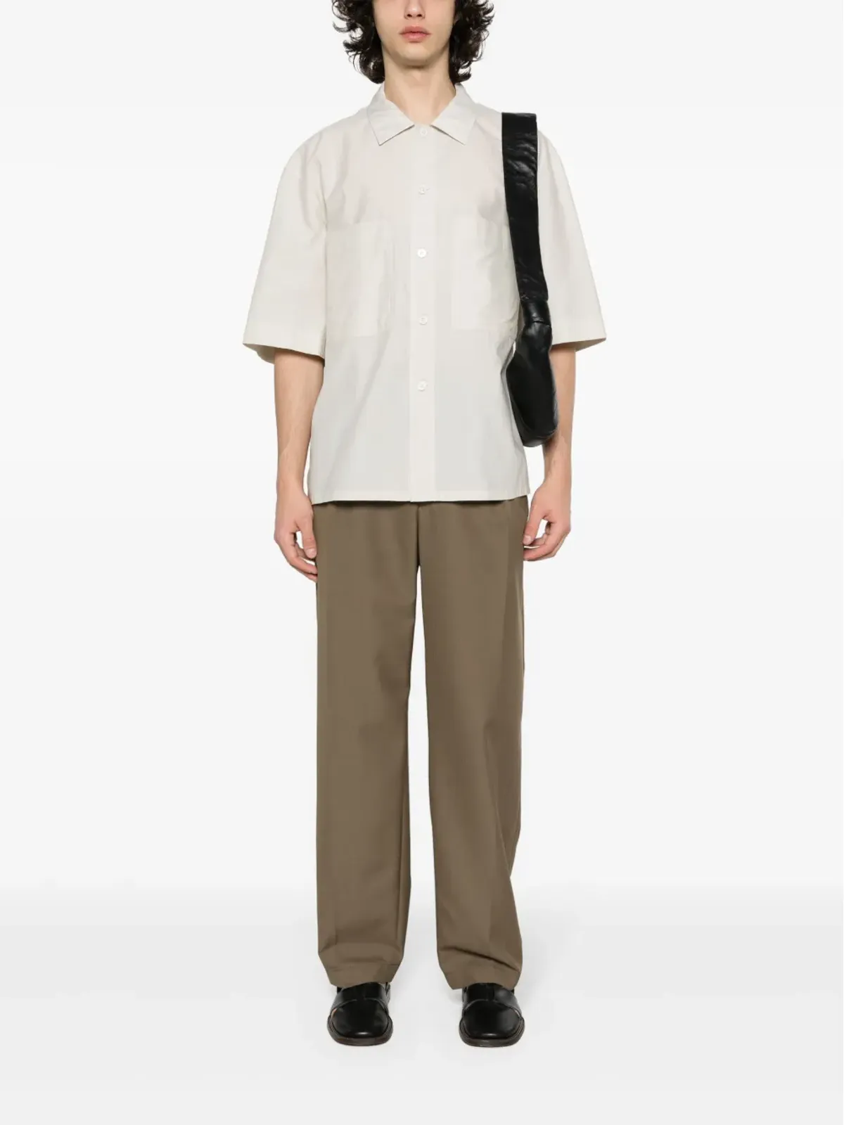 LEMAIRE スプレッドカラーシャツ - ニュートラルカラー - 画像2