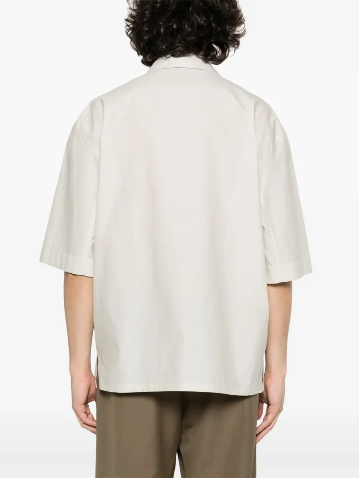 LEMAIRE スプレッドカラーシャツ - ニュートラルカラー - 画像4